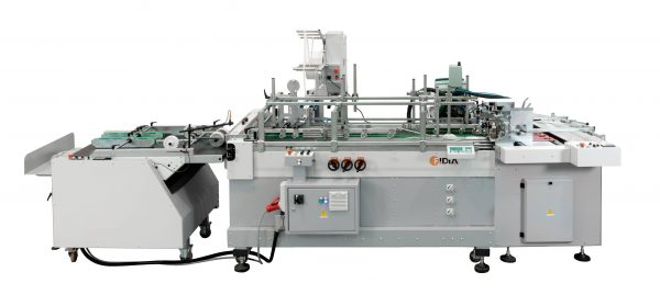 Máquina de aplicação de fita Macari-Fidia com alimentador e aplicador de fita Speedy