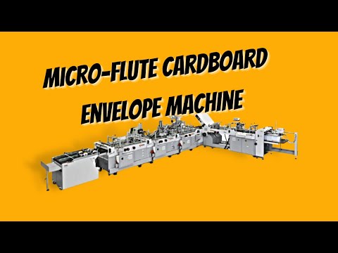 Manon - Micro-flute cardboard envelope machine